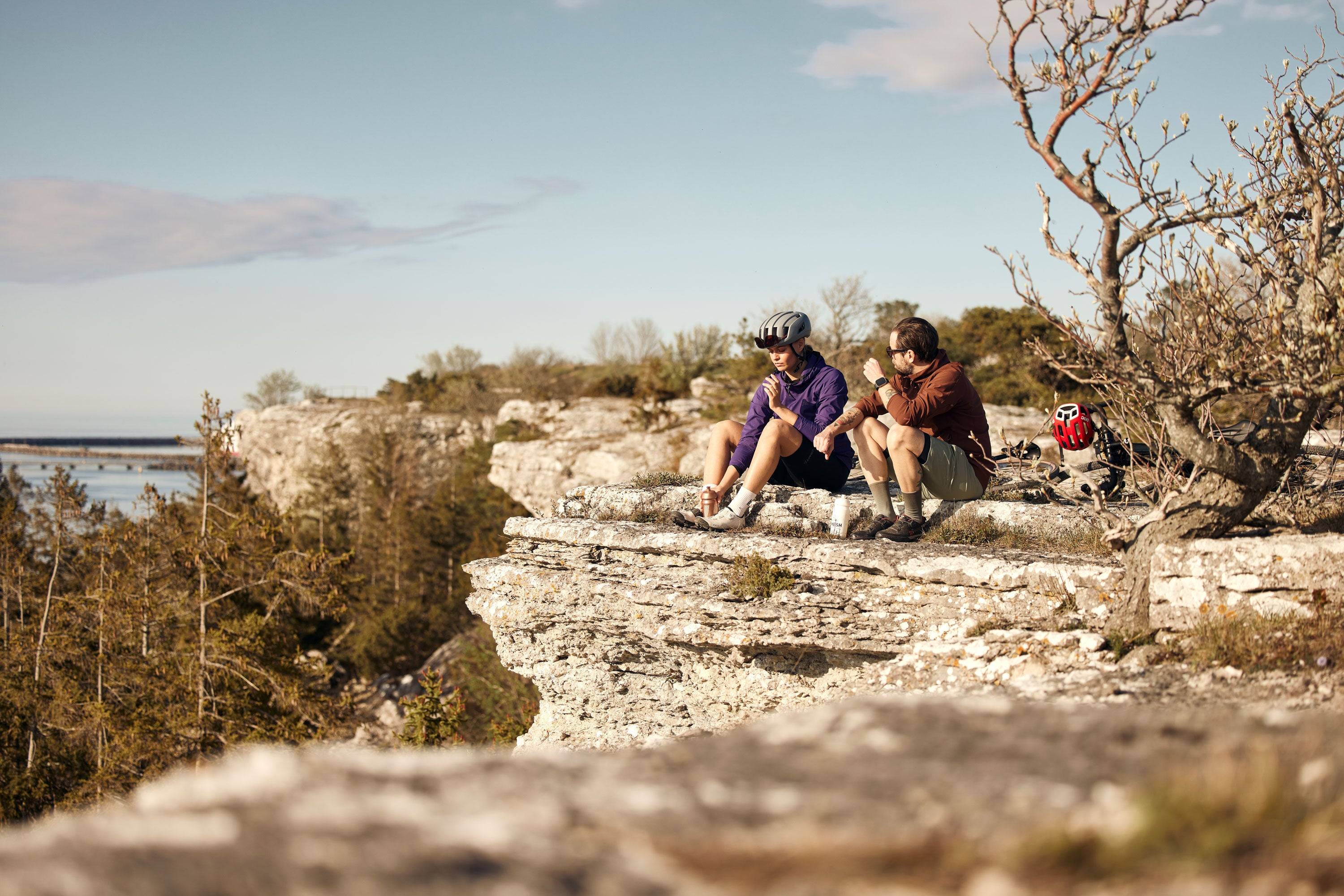 Cycling, outdoor and lifestyle in the middle of Visby