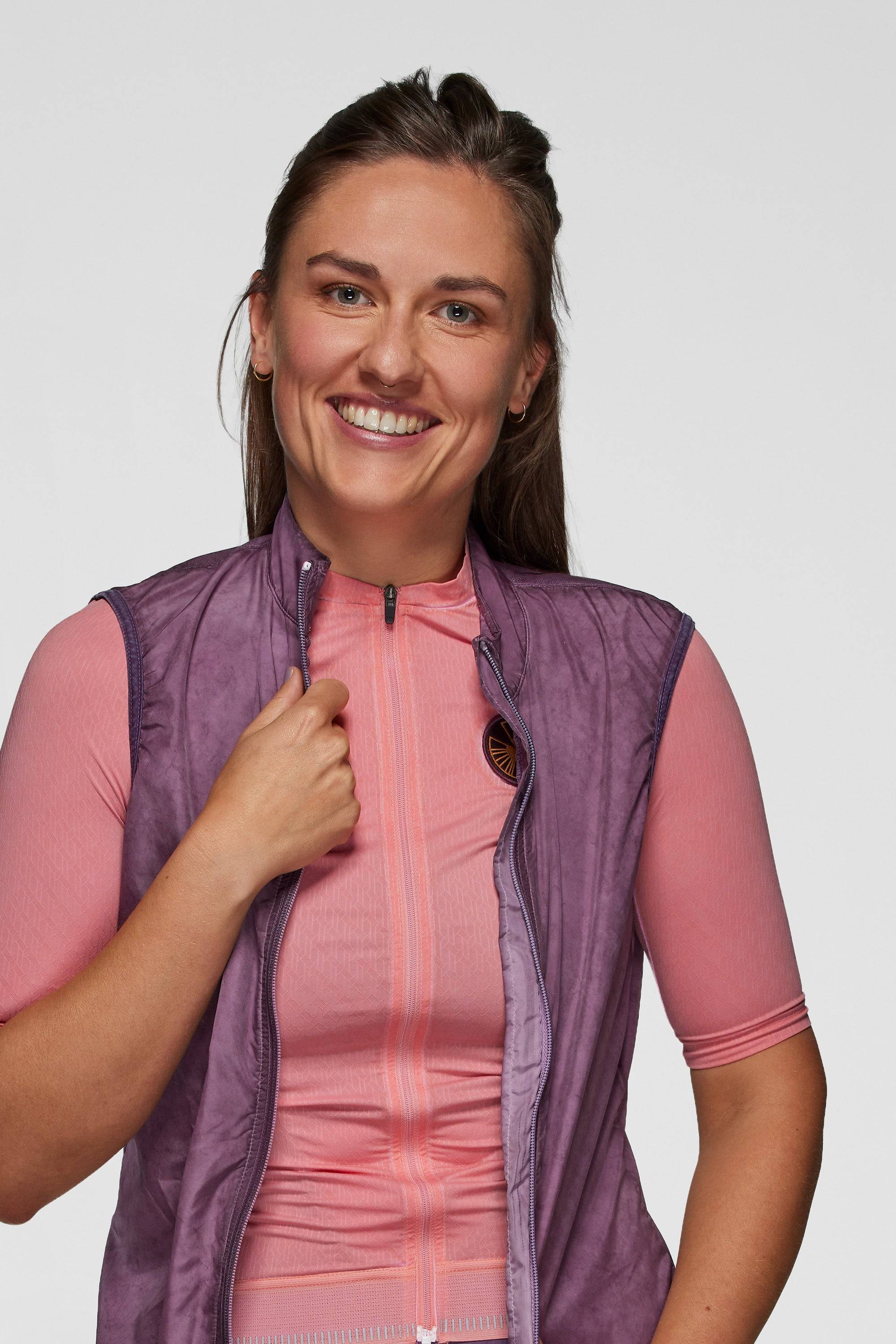 Cycling Gilet - Just in Case 2.0 Carota Nero