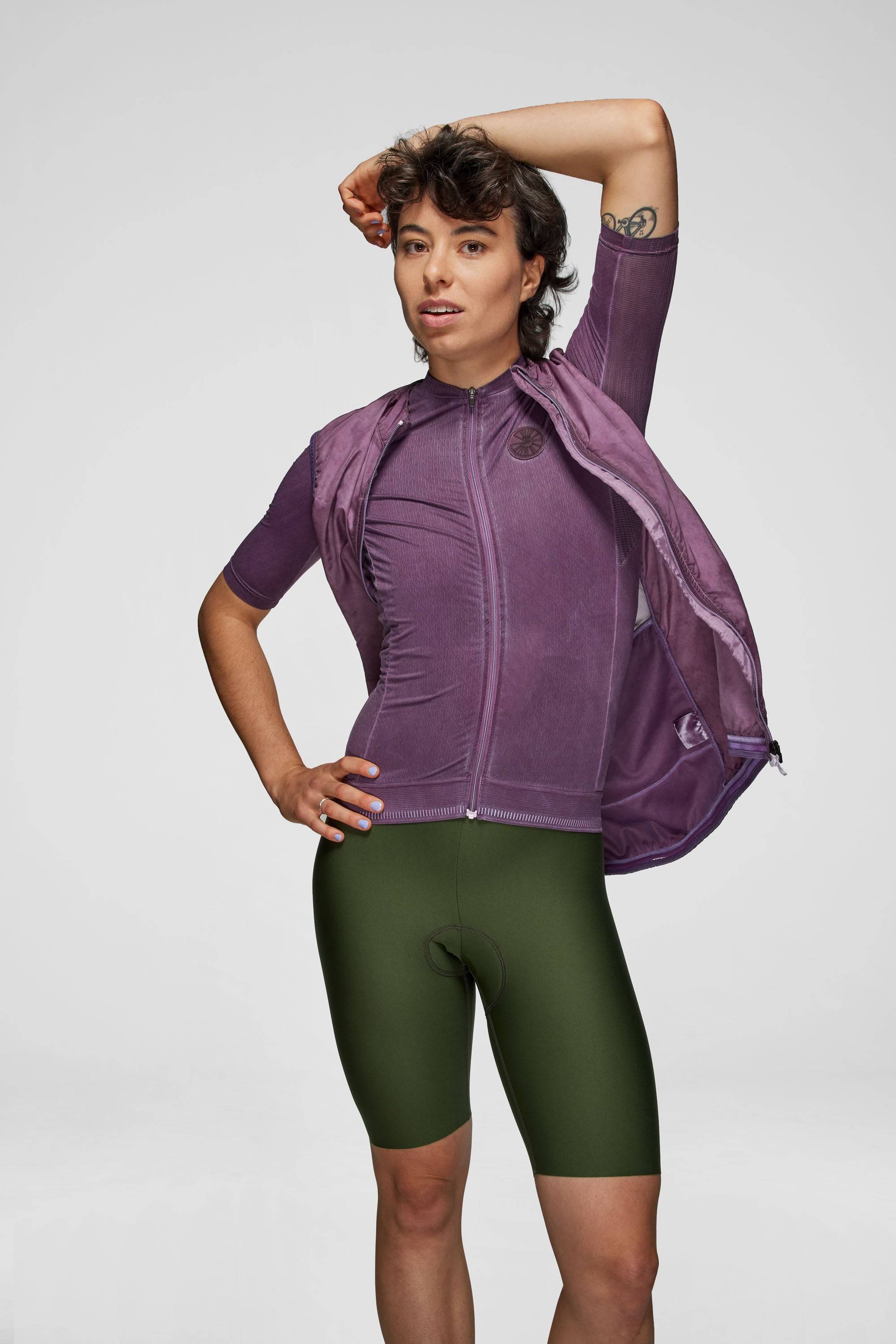 Cycling Gilet - Just in Case 2.0  Carota Nero