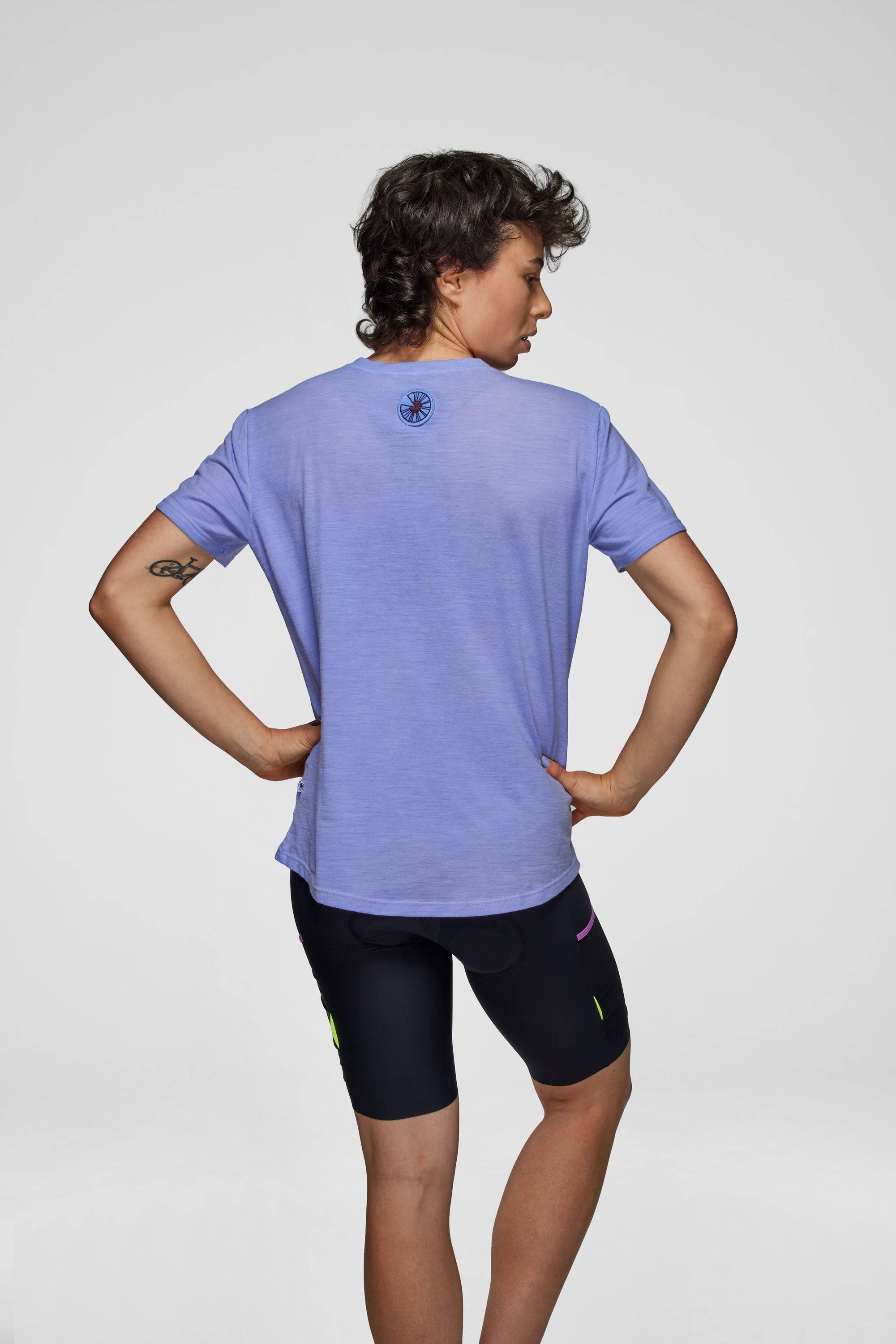 Escape Merino Short Sleeve - Fiordaliso