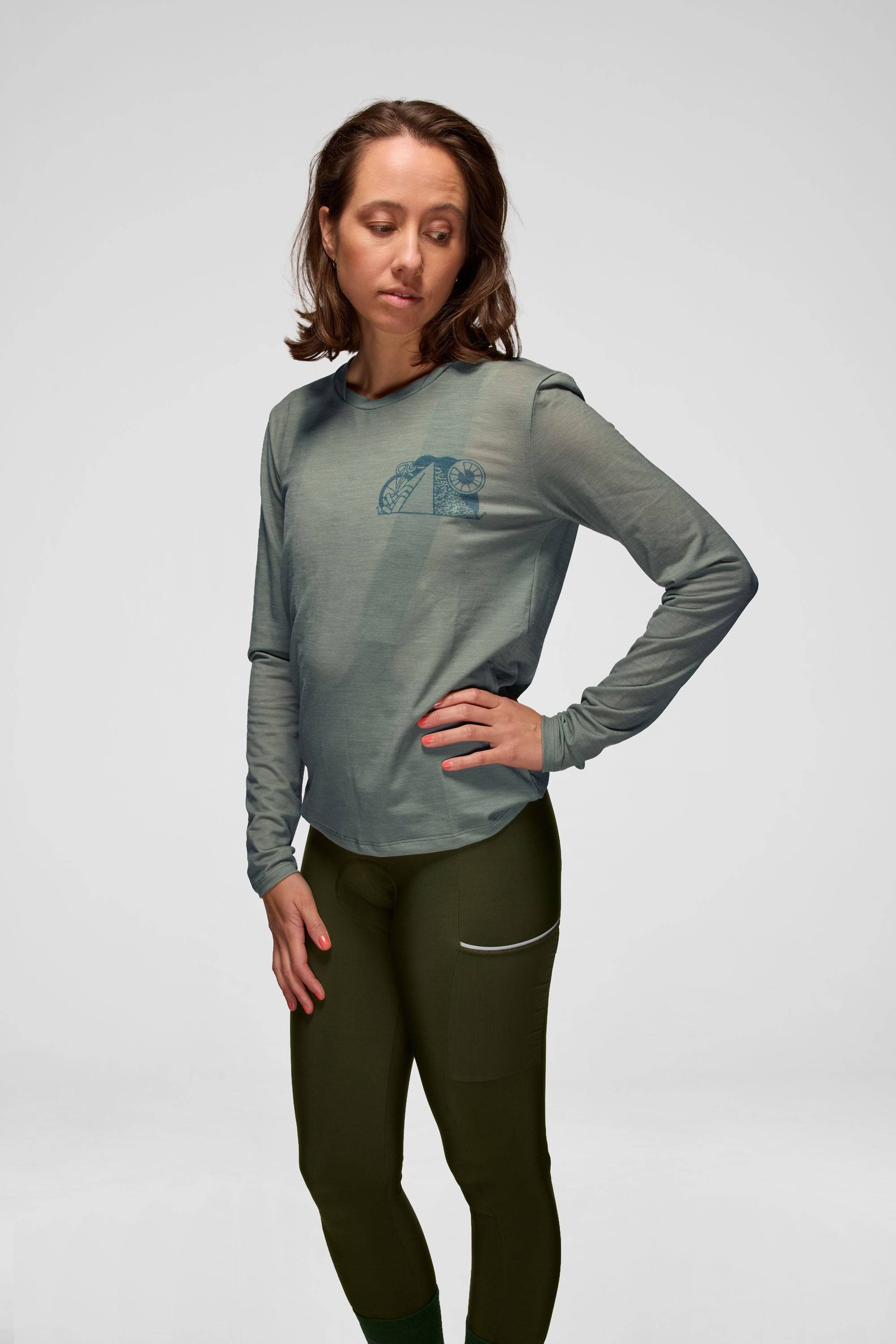 Escape Merino Long Sleeve - Sage