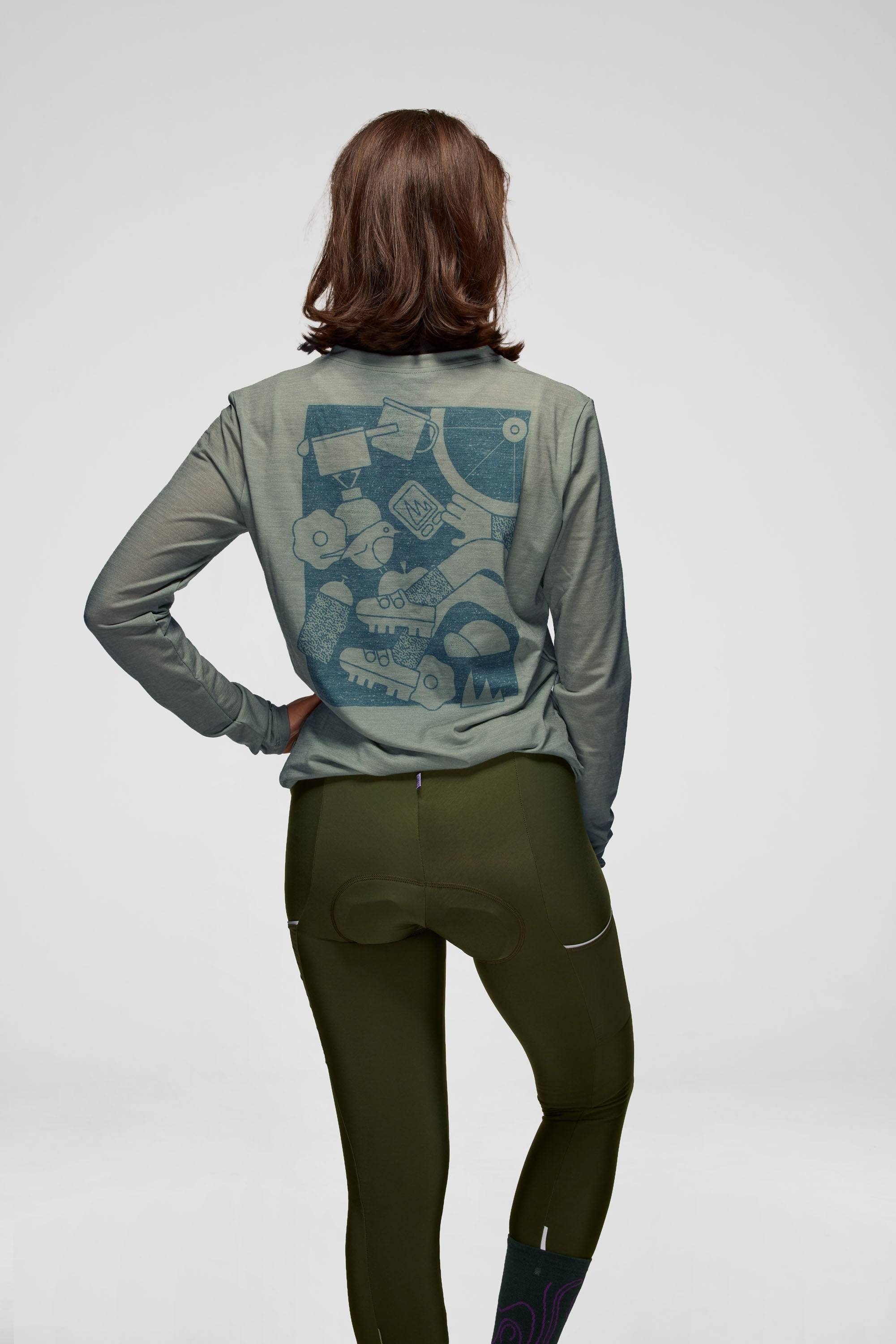 Escape Merino Long Sleeve - Sage