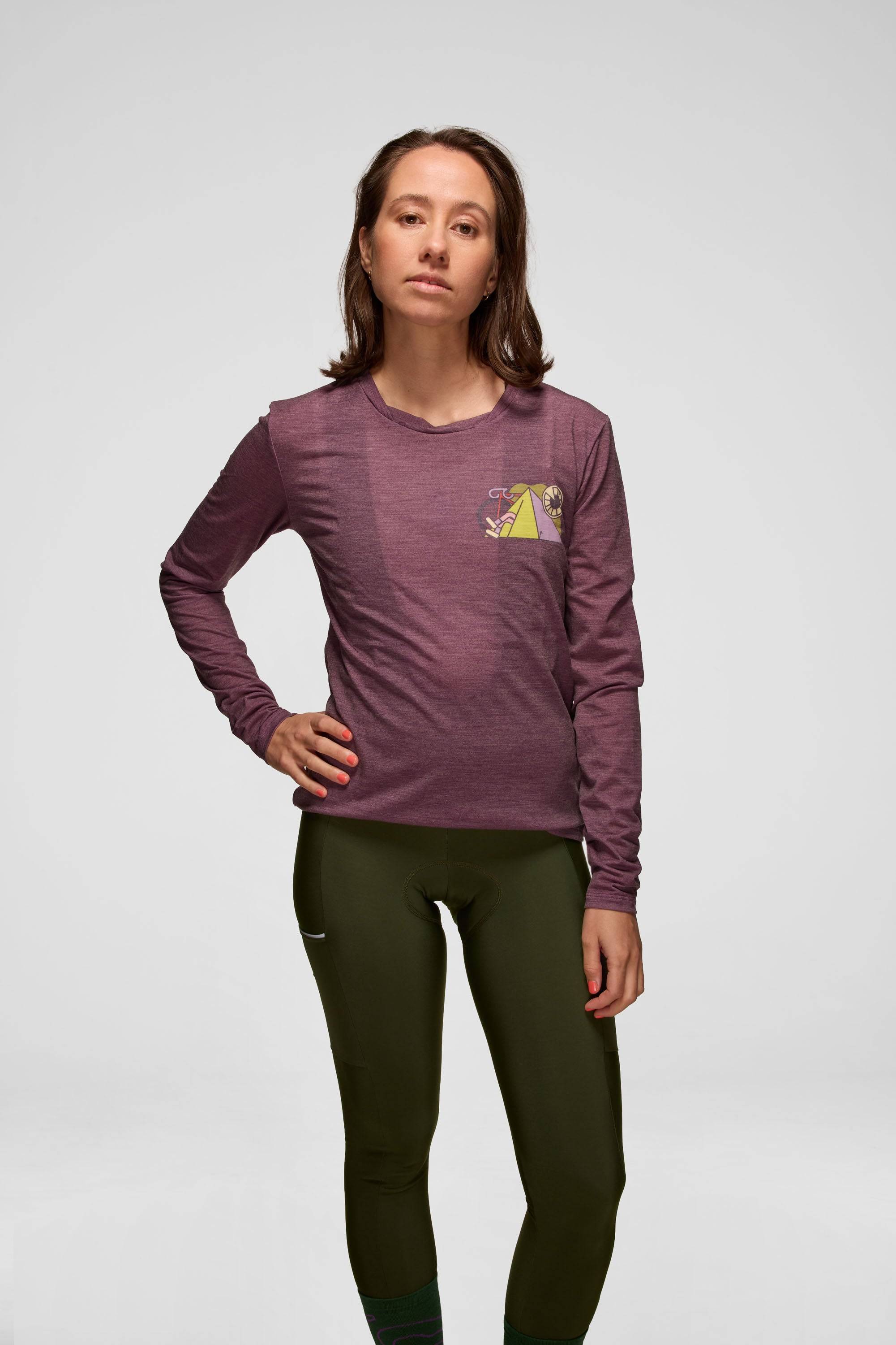 Escape Merino Long Sleeve - Plum
