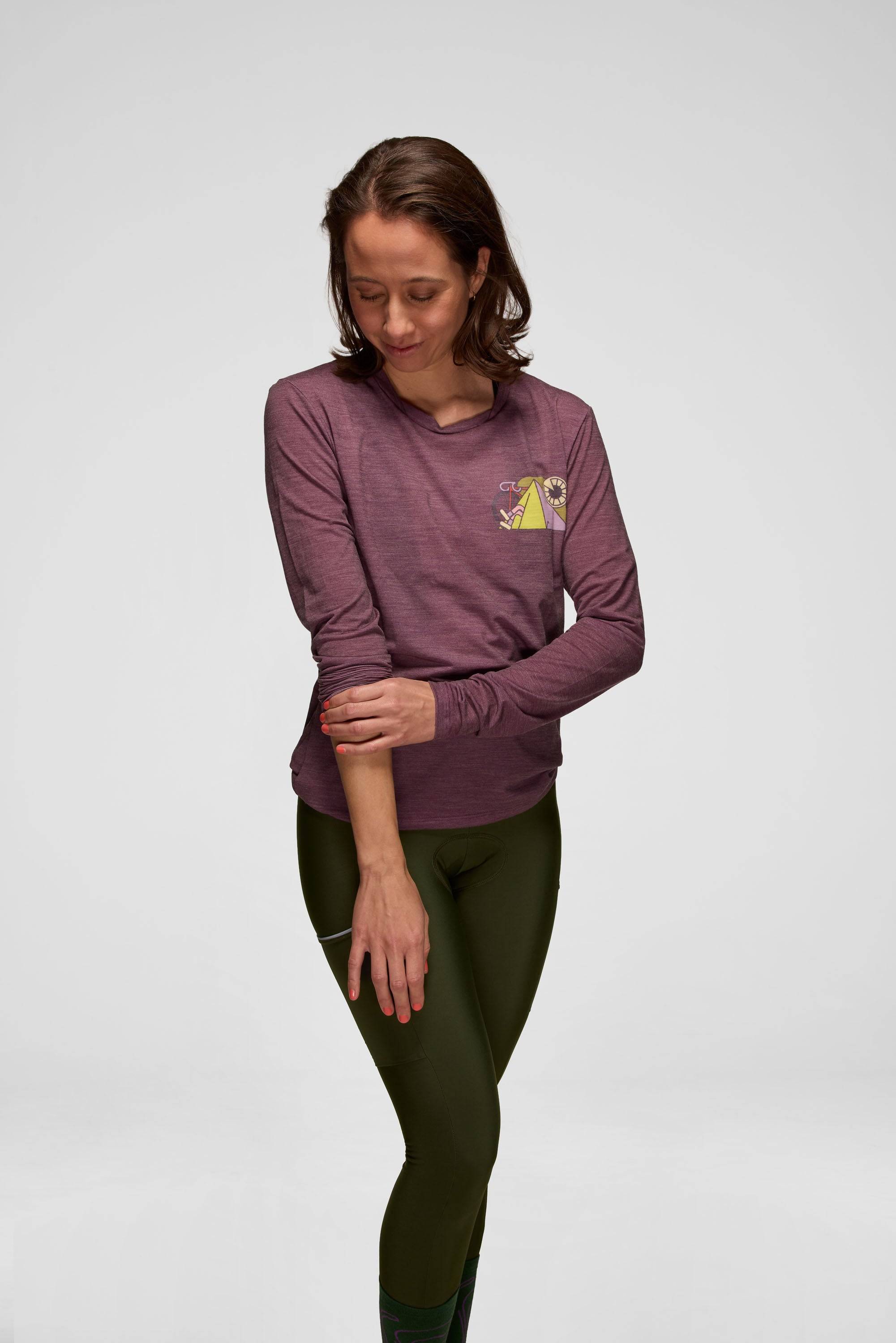 Escape Merino Long Sleeve - Plum