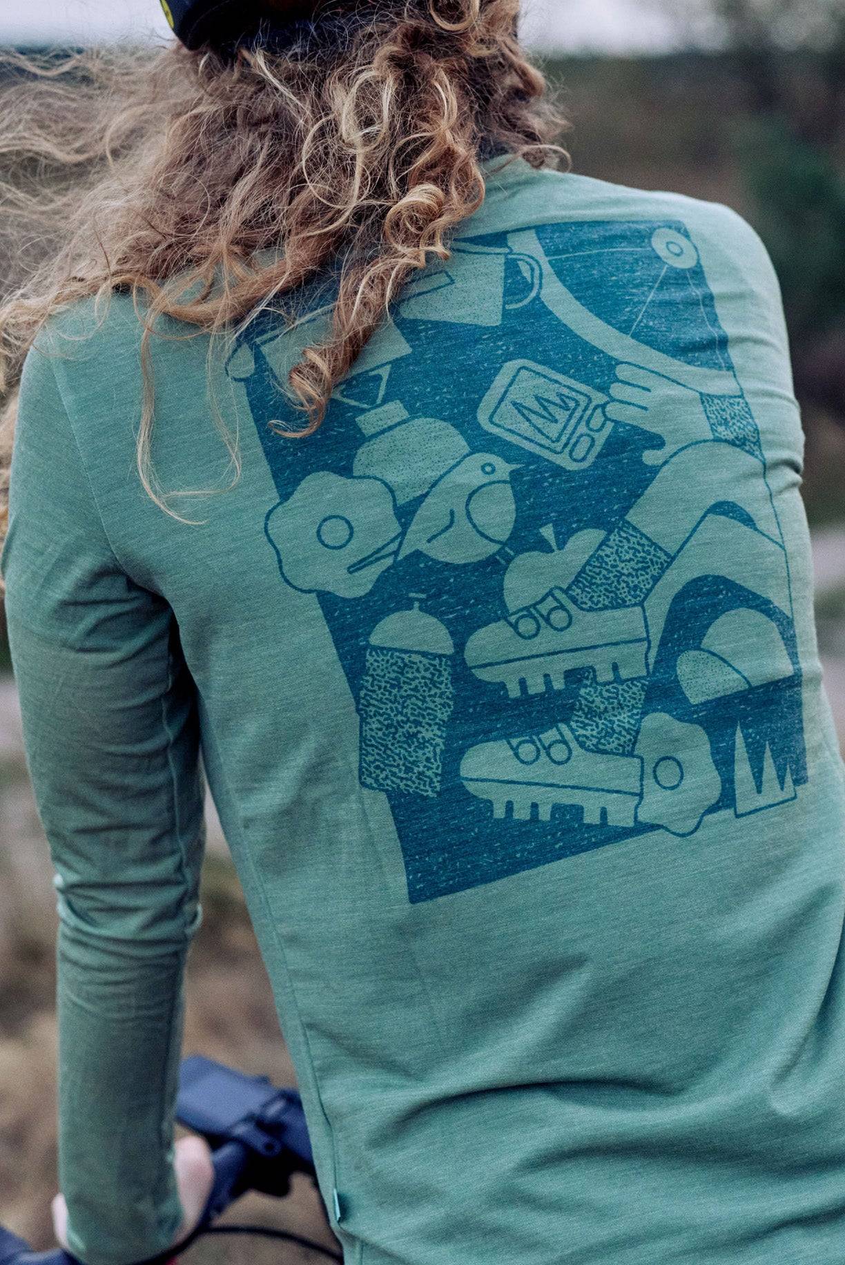 Escape Merino Long Sleeve - Sage