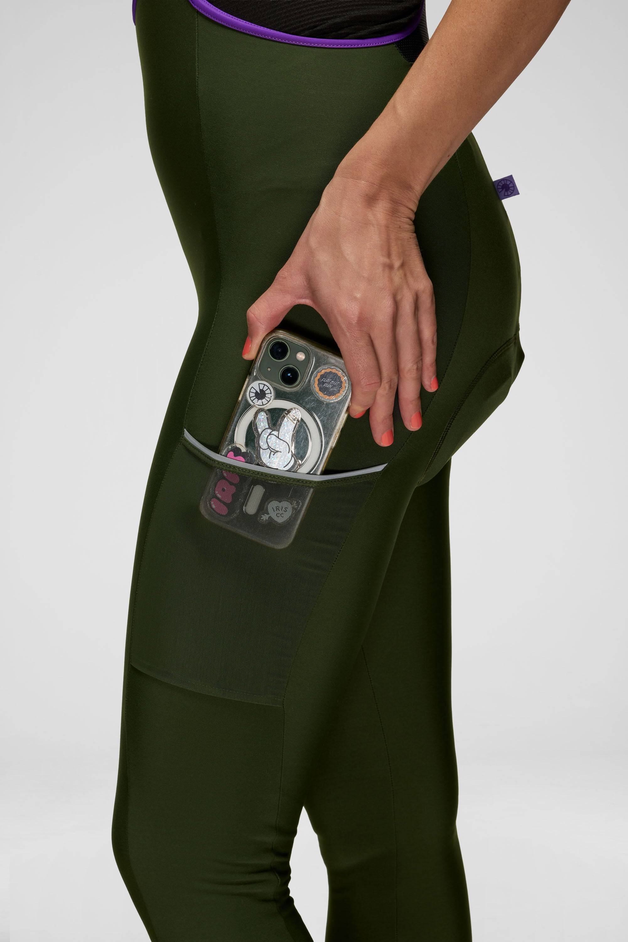 Escape Bib Tights - Moss