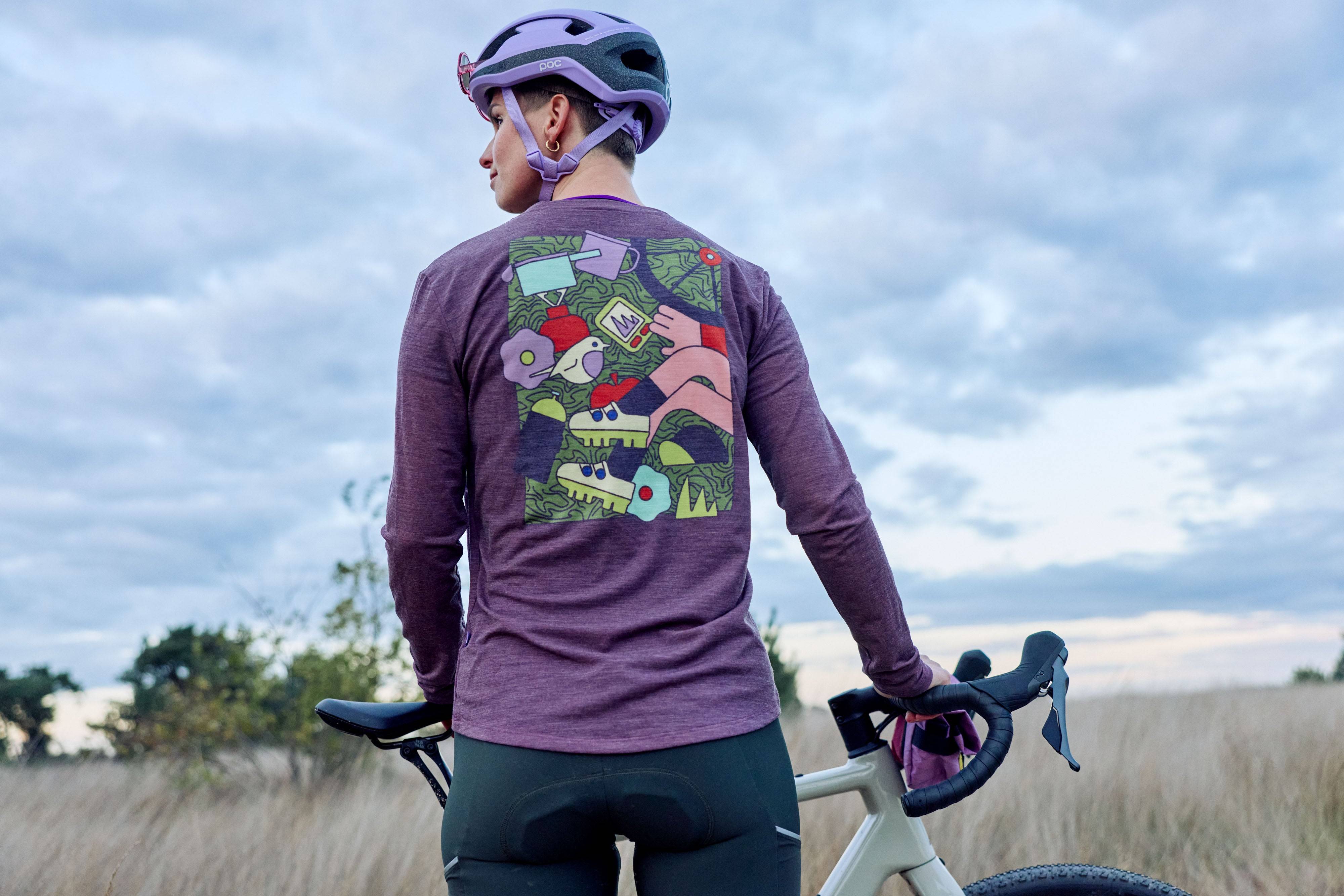 Escape Merino Long Sleeve - Plum