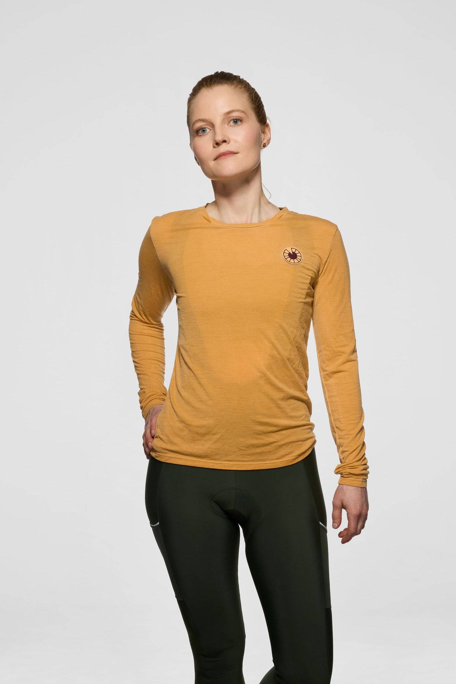 Model is wearing a size XS long sleeve
