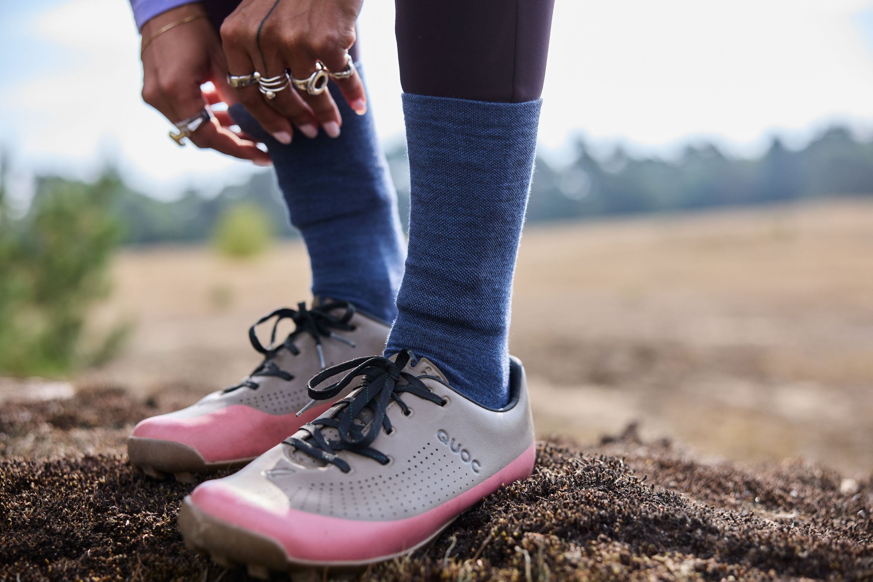 Merino Socks - Bluebell