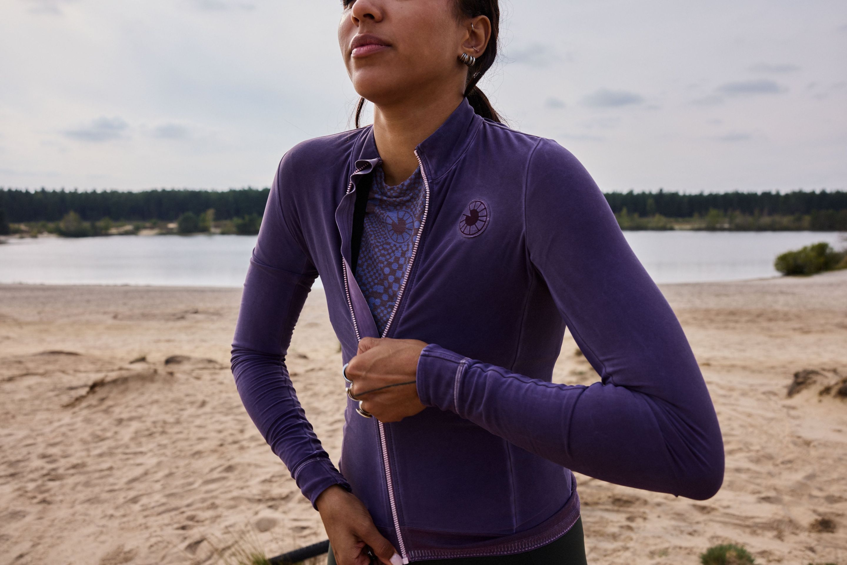 Long Sleeve Merino Baselayer - Lavender Lane