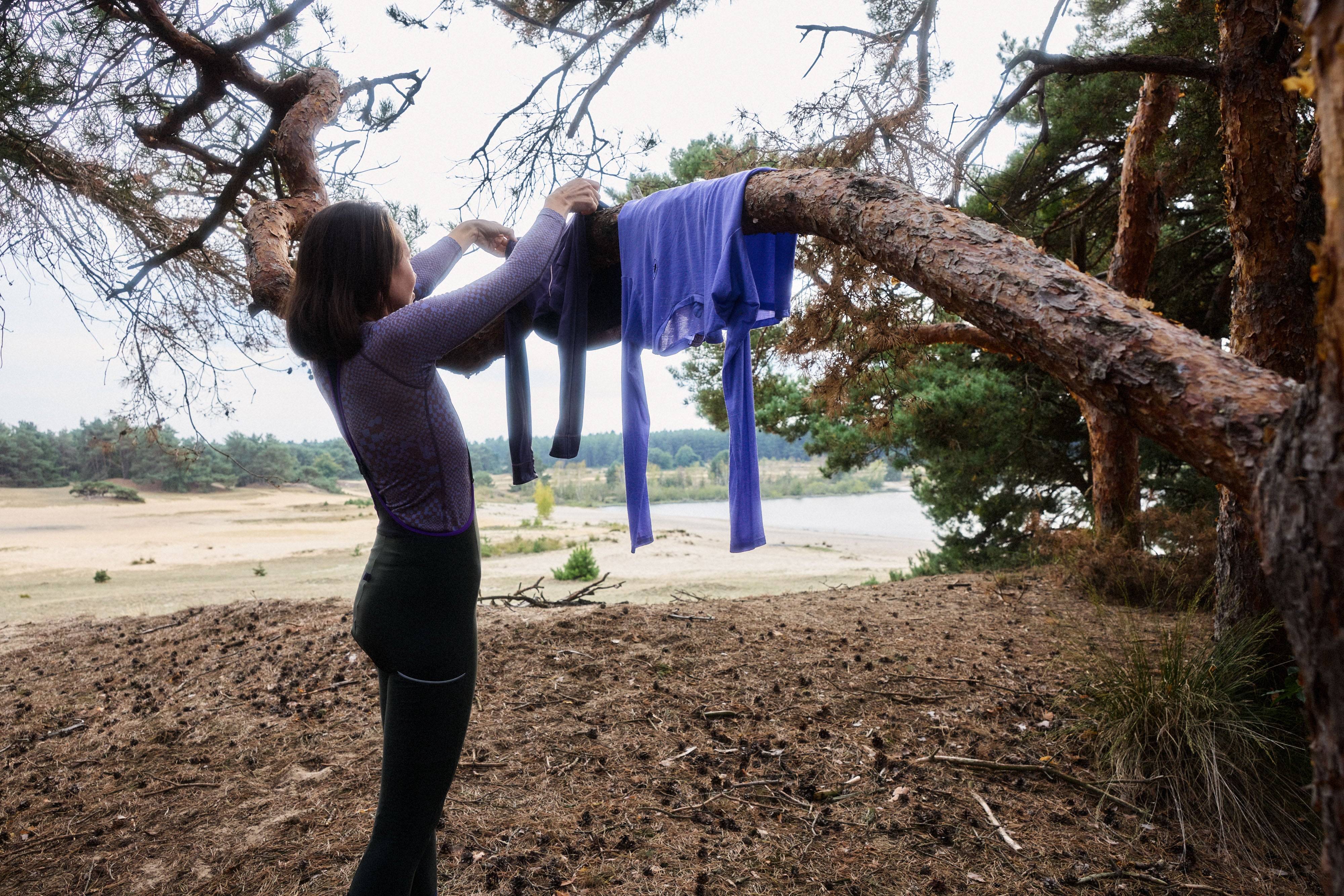 Long Sleeve Merino Baselayer - Lavender Lane