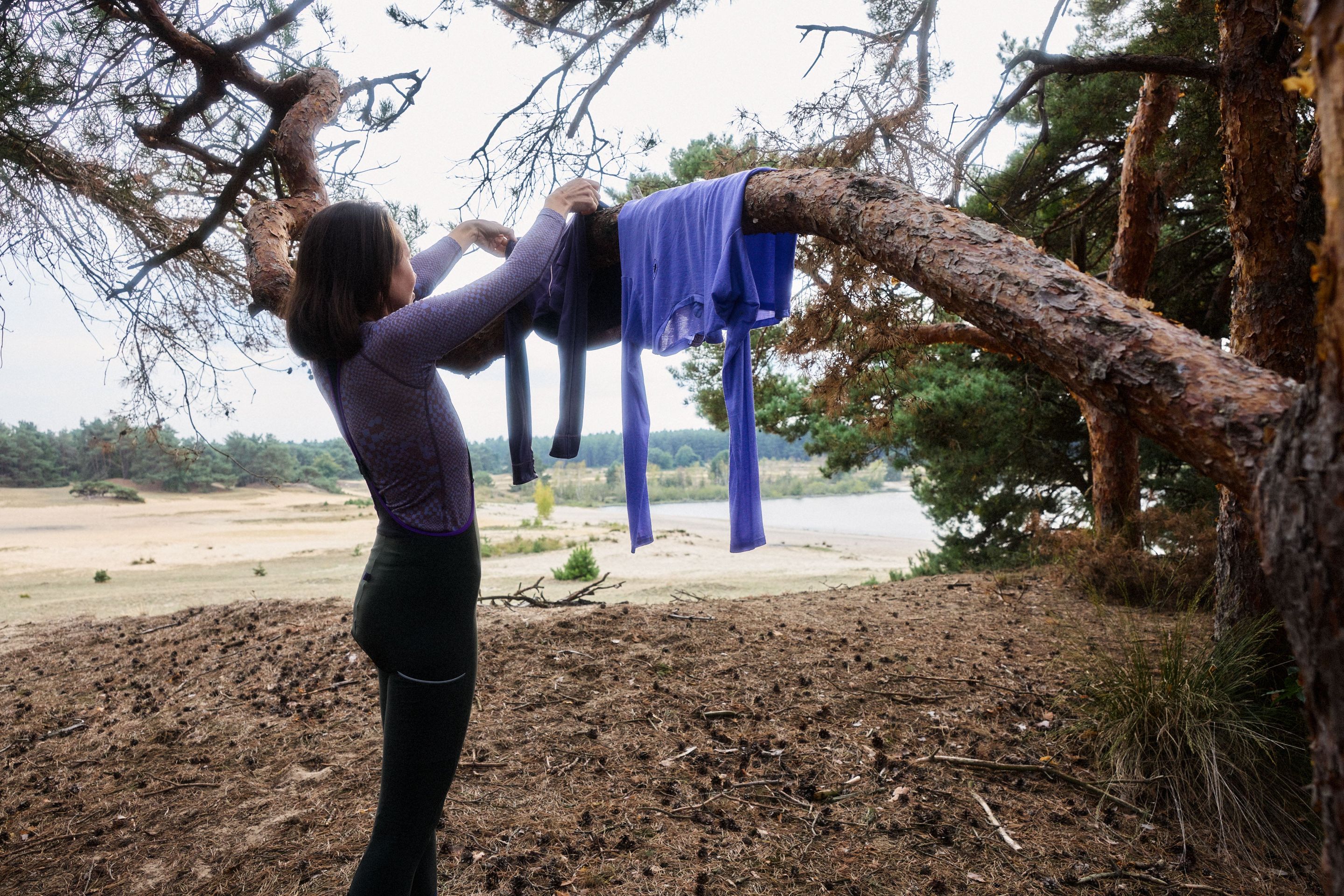 Long Sleeve Merino Baselayer - Lavender Lane