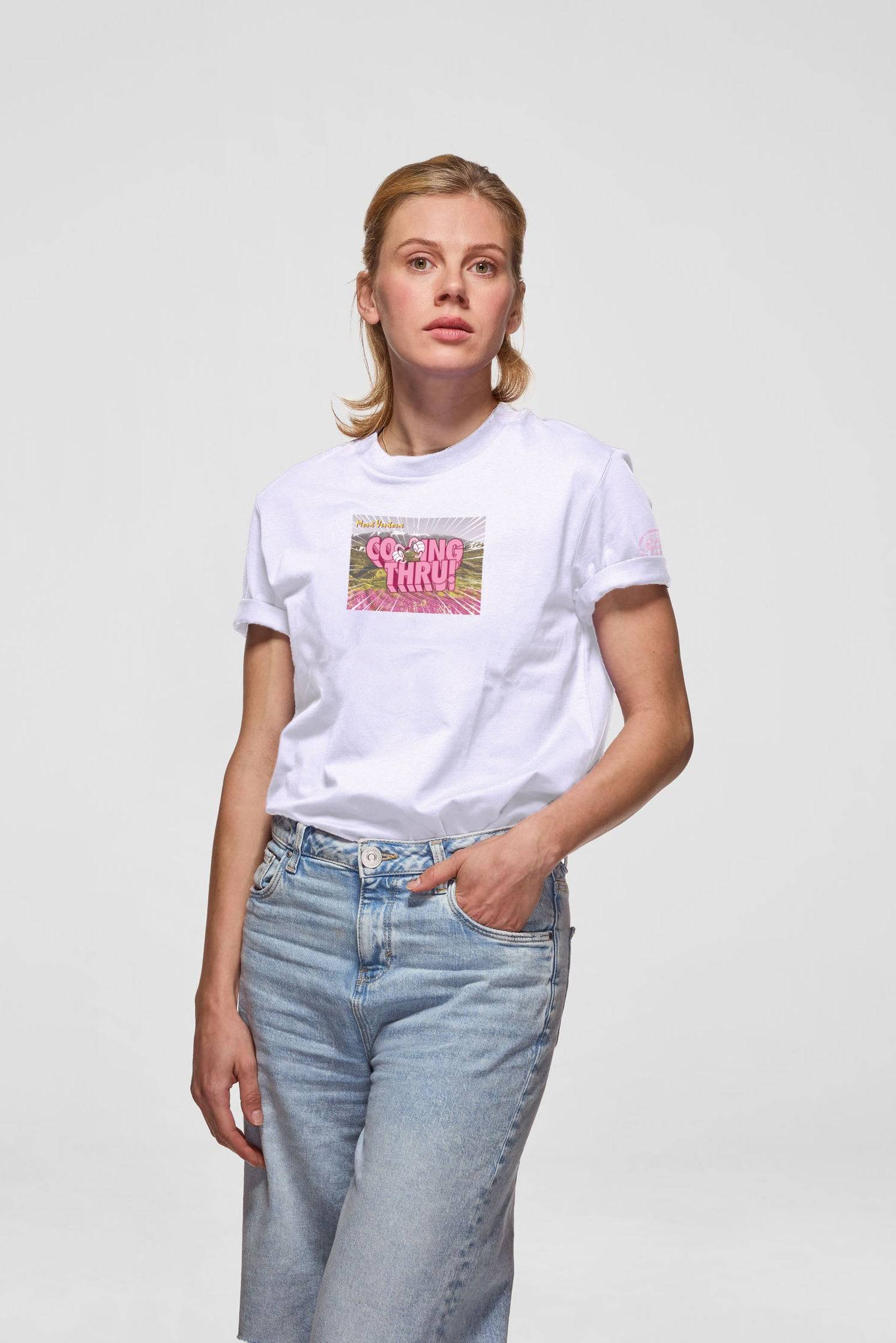 Cheering t-shirt - Coming Thru! Mont Ventoux