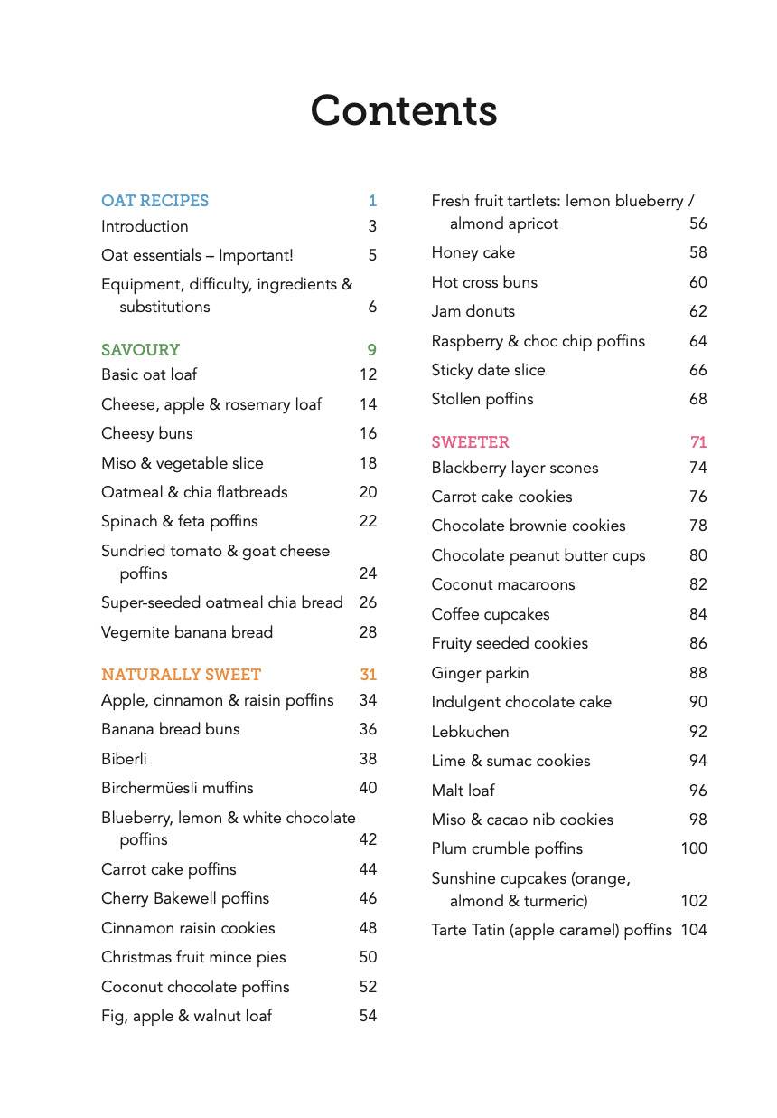 Recipes - Oat to Joy