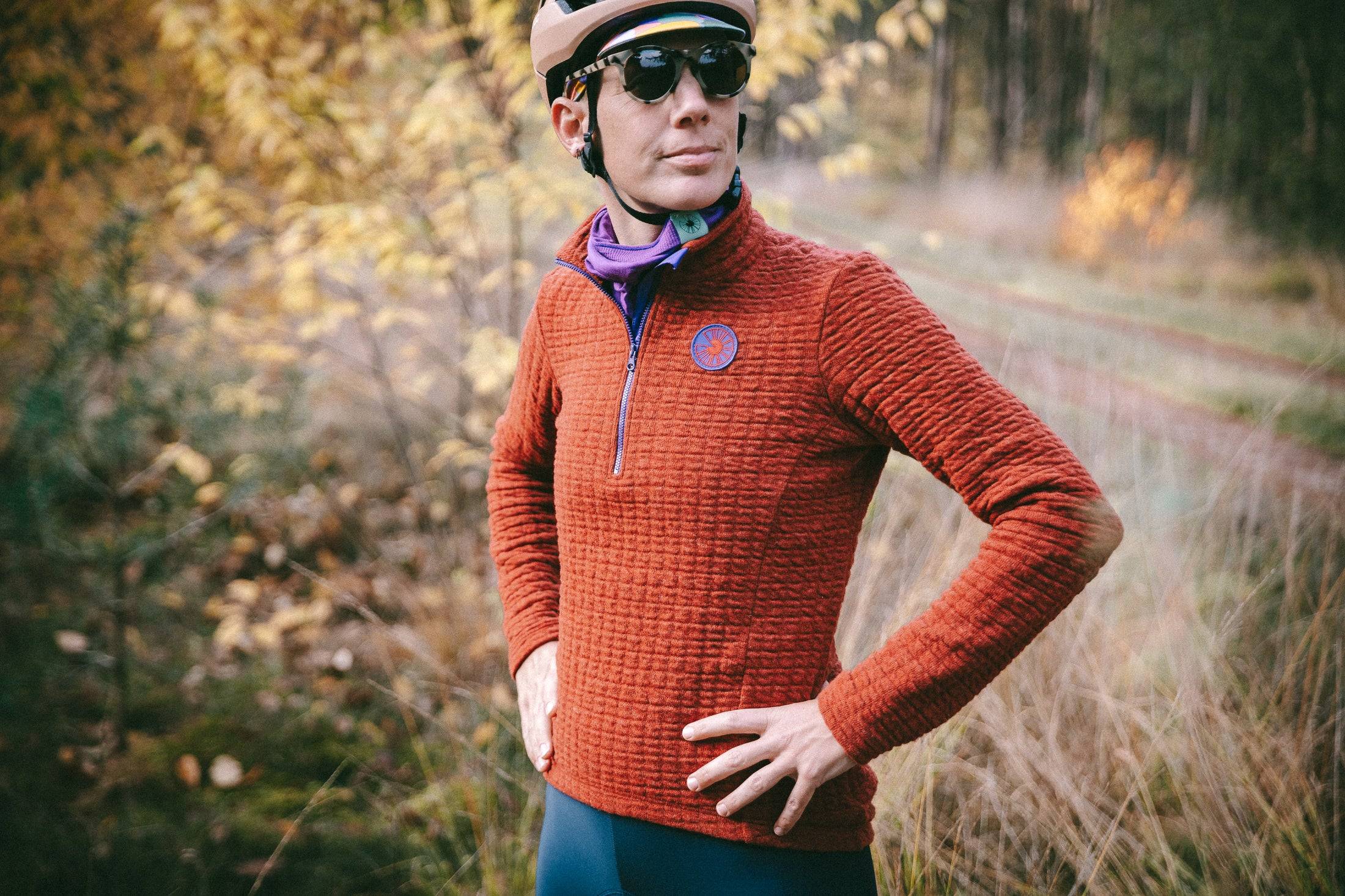 Half-zip design