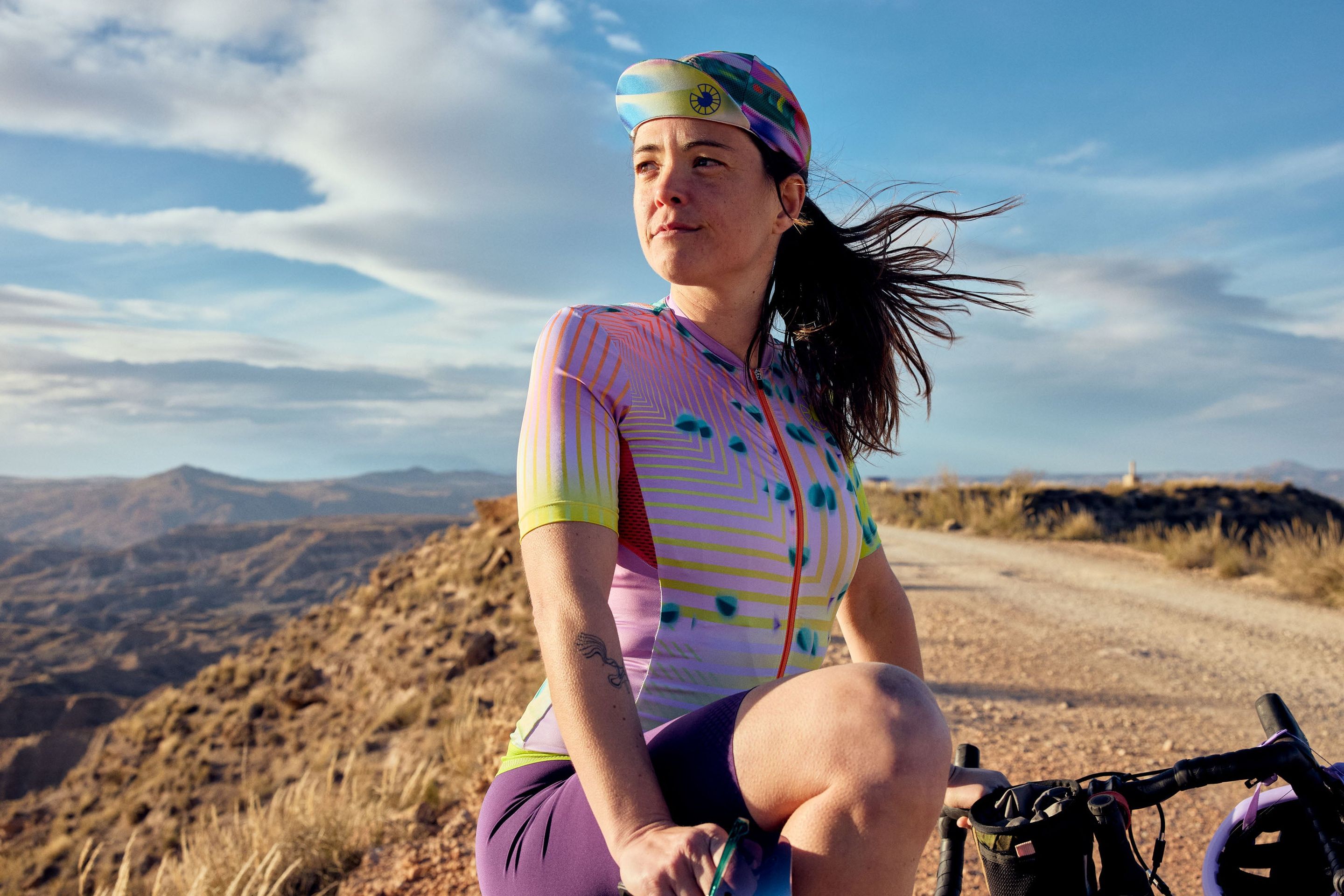 A cycling cap that can handle your hair game
