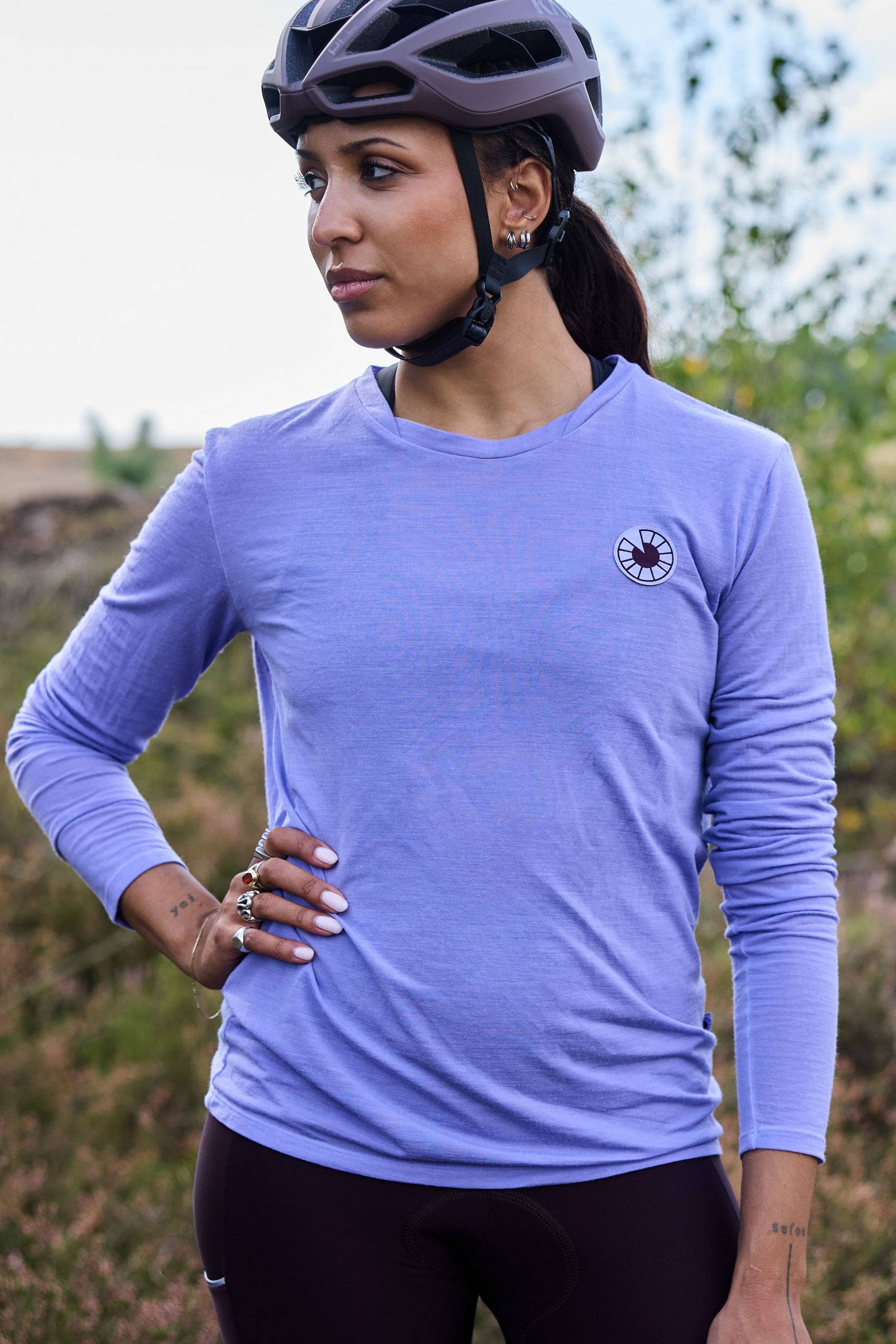 Escape Merino Long Sleeve - Fiordaliso