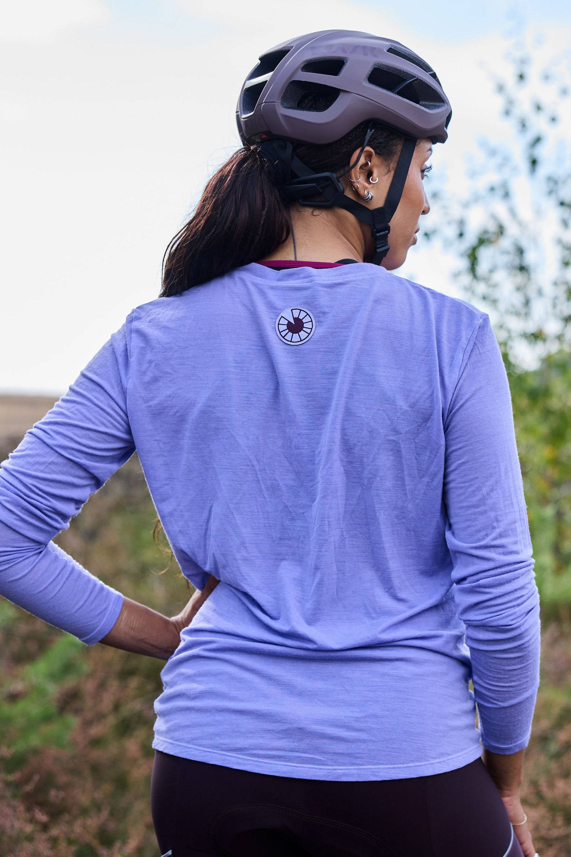 Escape Merino Long Sleeve - Fiordaliso
