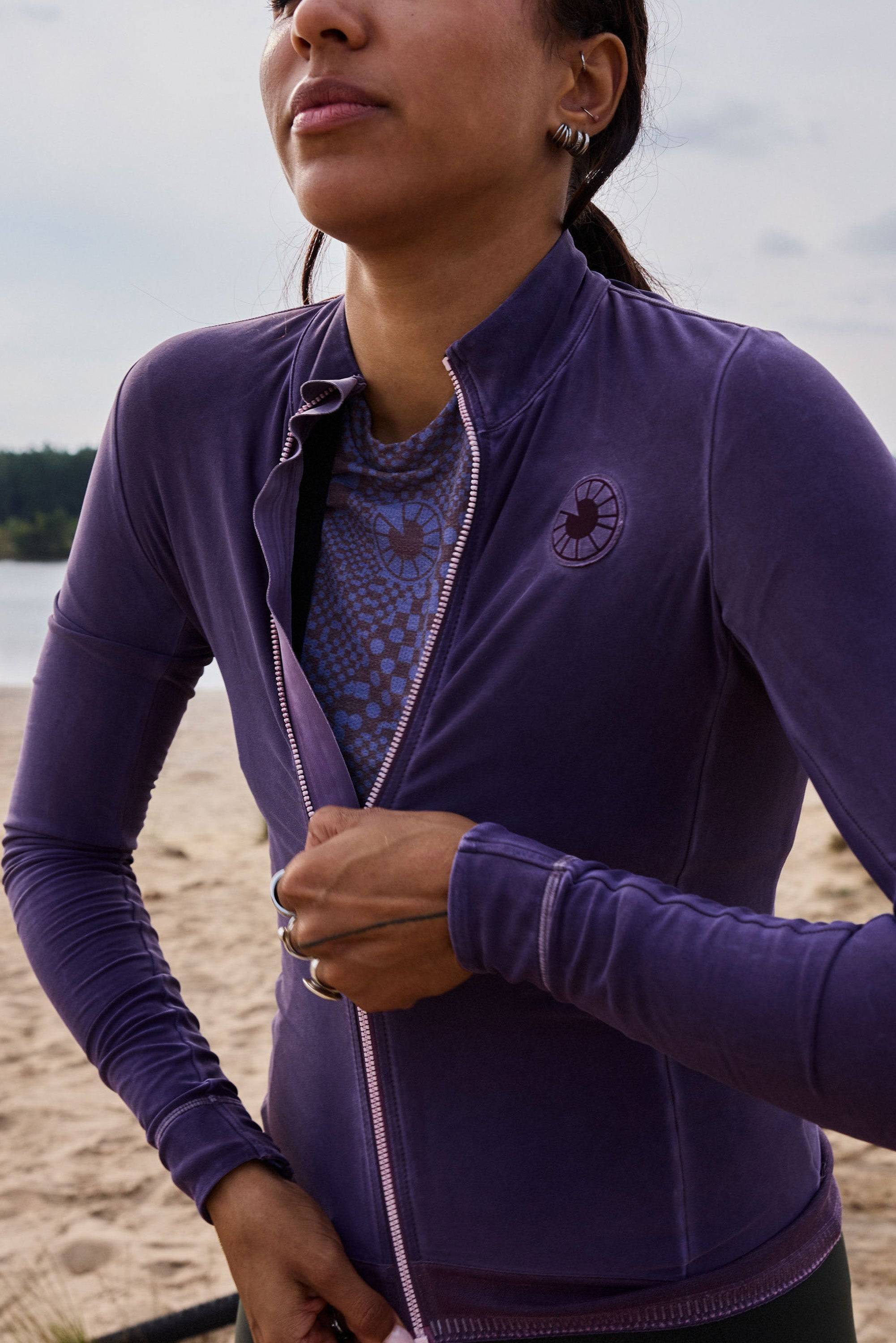 Long Sleeve Merino Baselayer - Lavender Lane