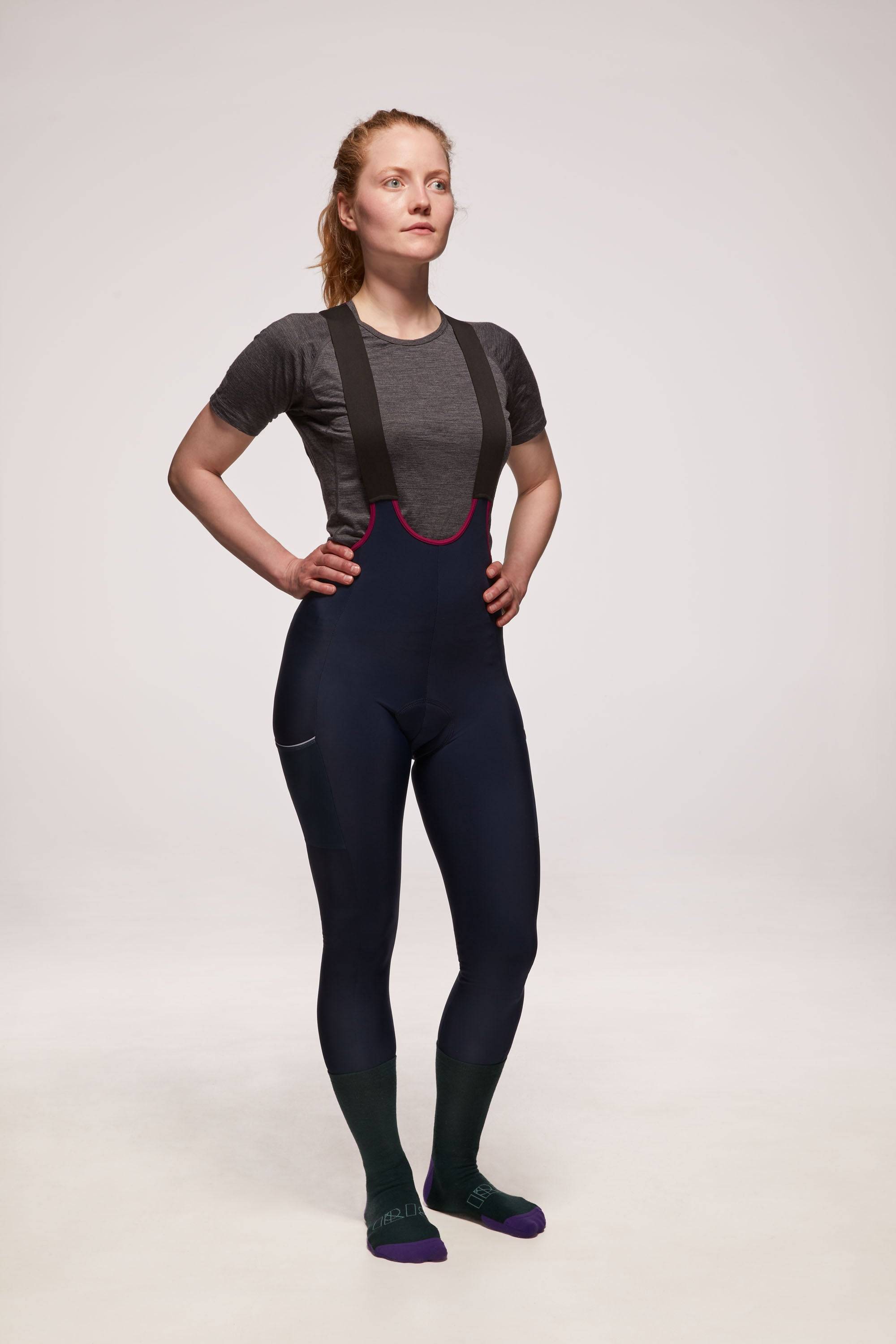 Model is wearing a size S bib tight