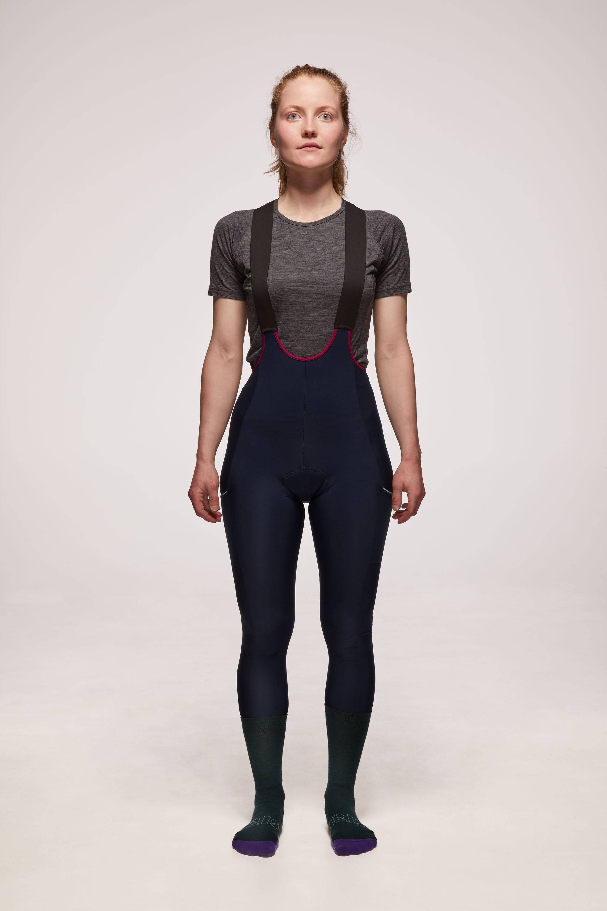 Escape Bib Tights - Dark Indigo