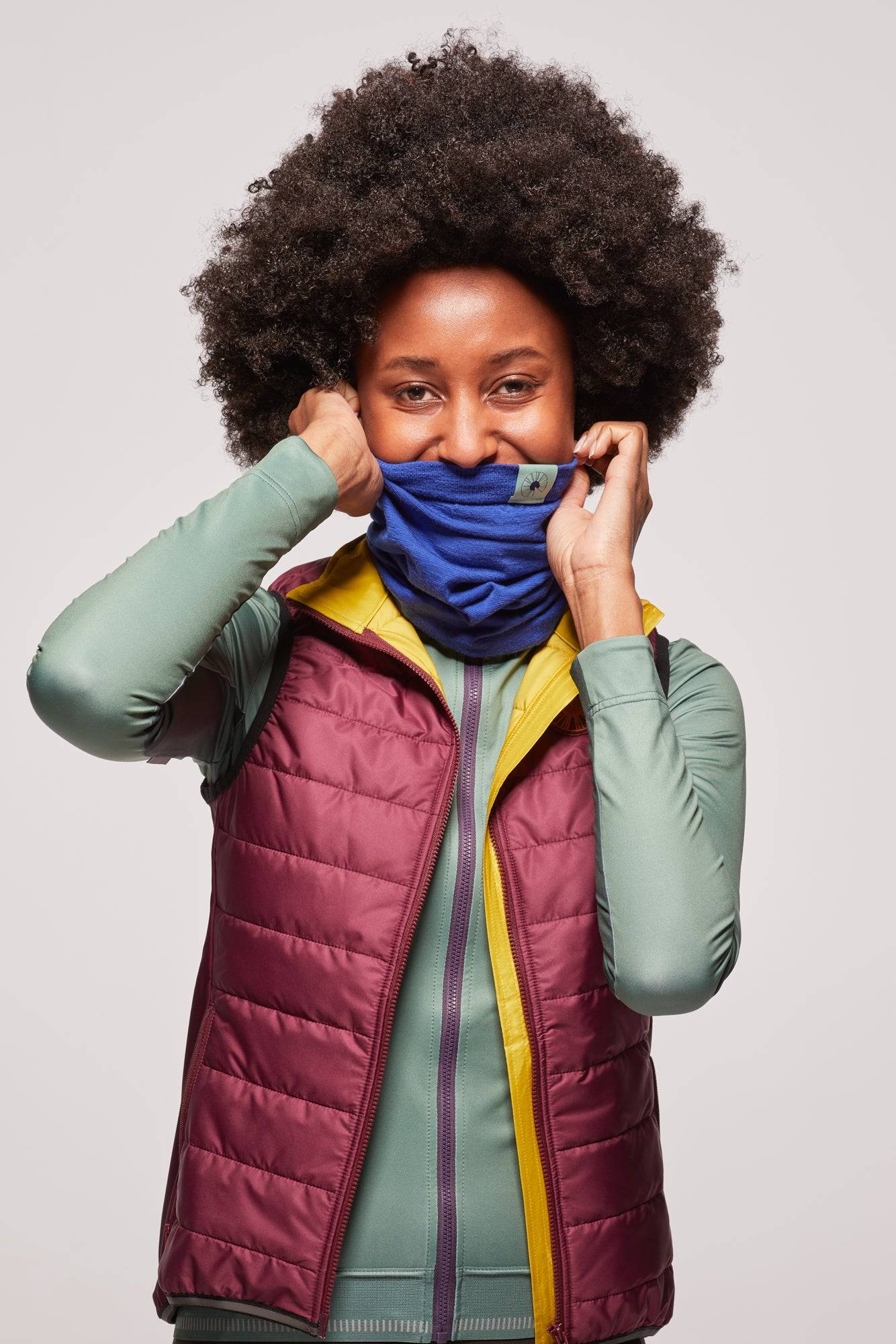 Merino Neck warmer - Kobalt