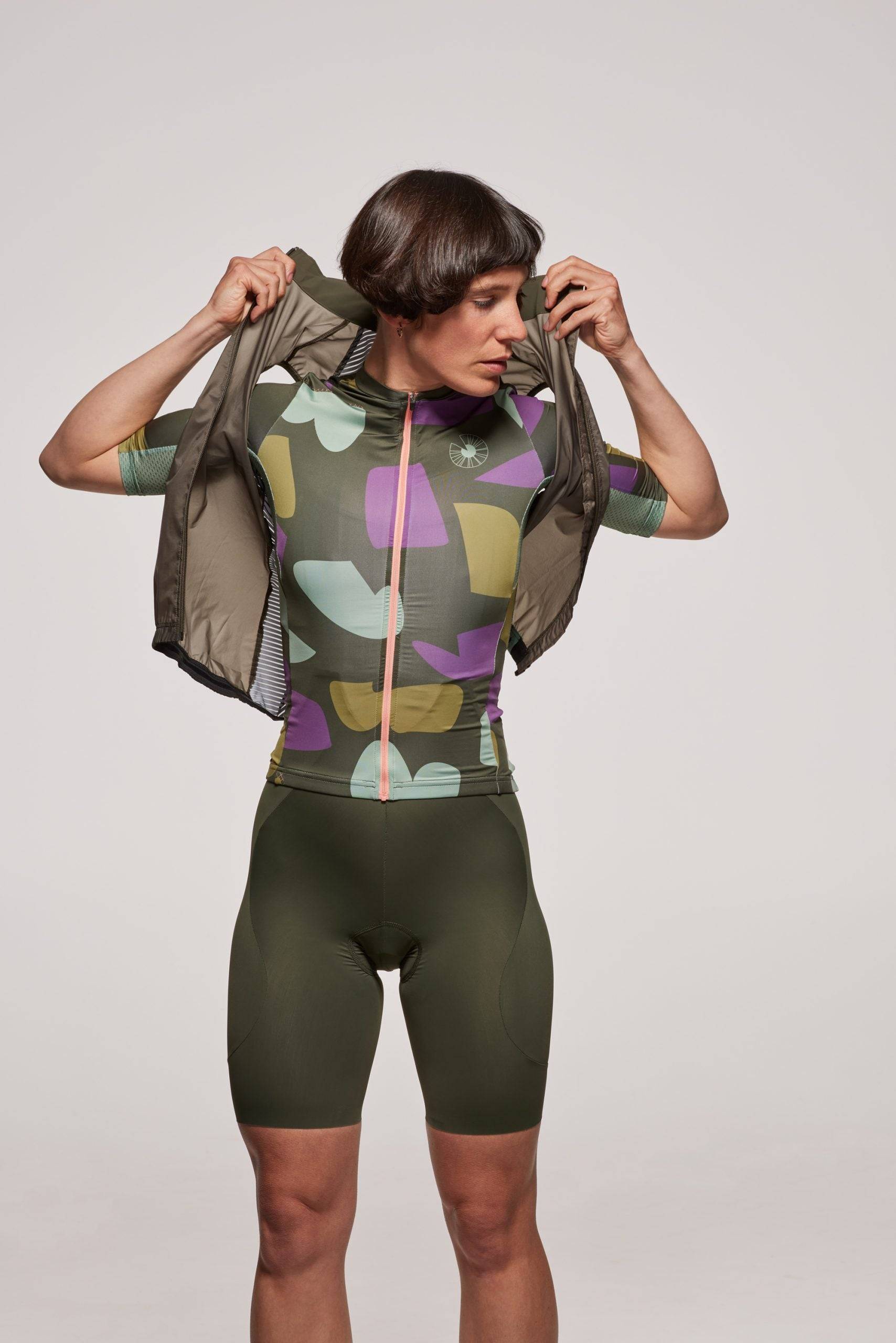 Cycling Gilet - Flyer Pesto