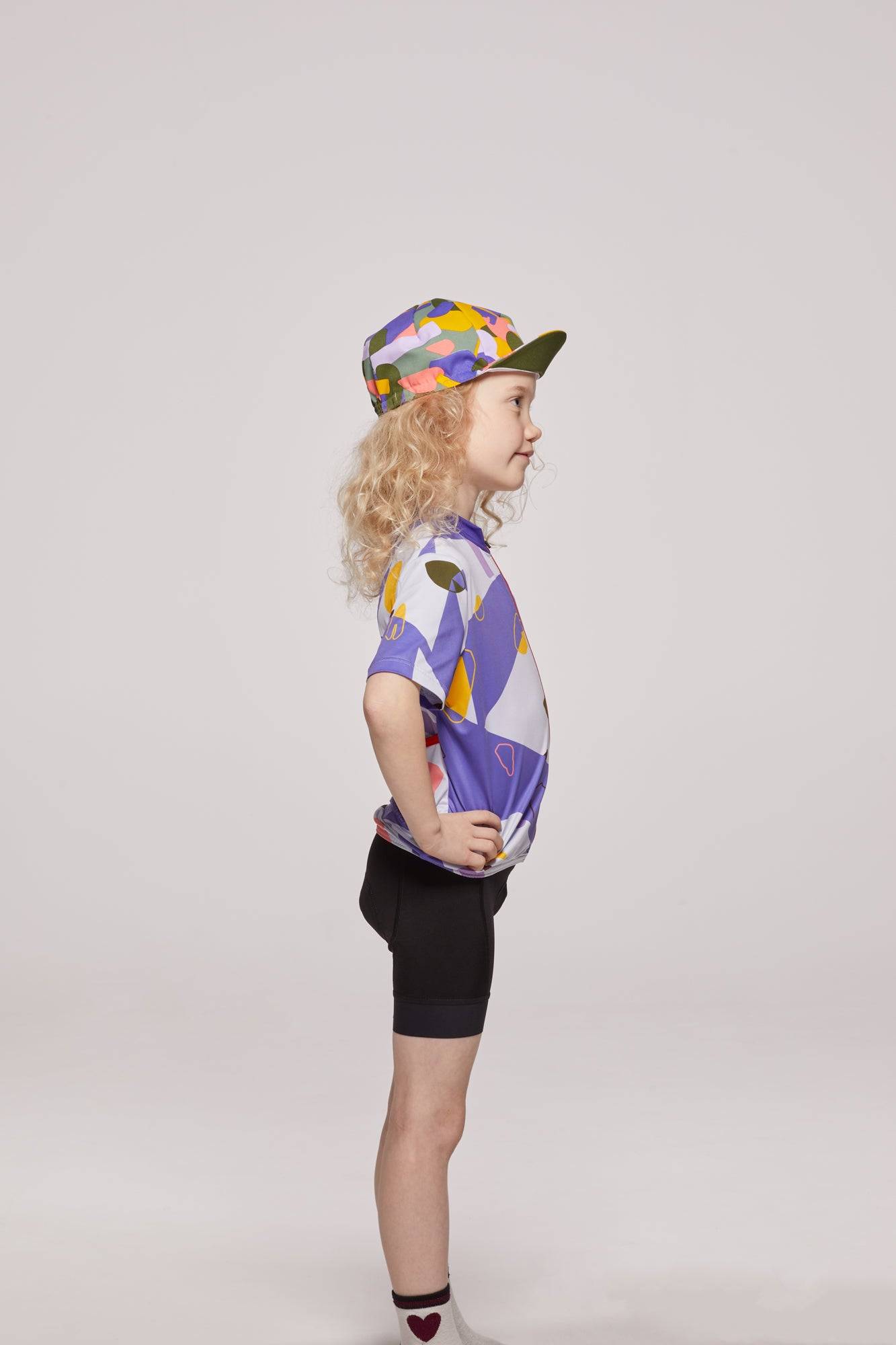 Kids Cycling Padded Short - Black