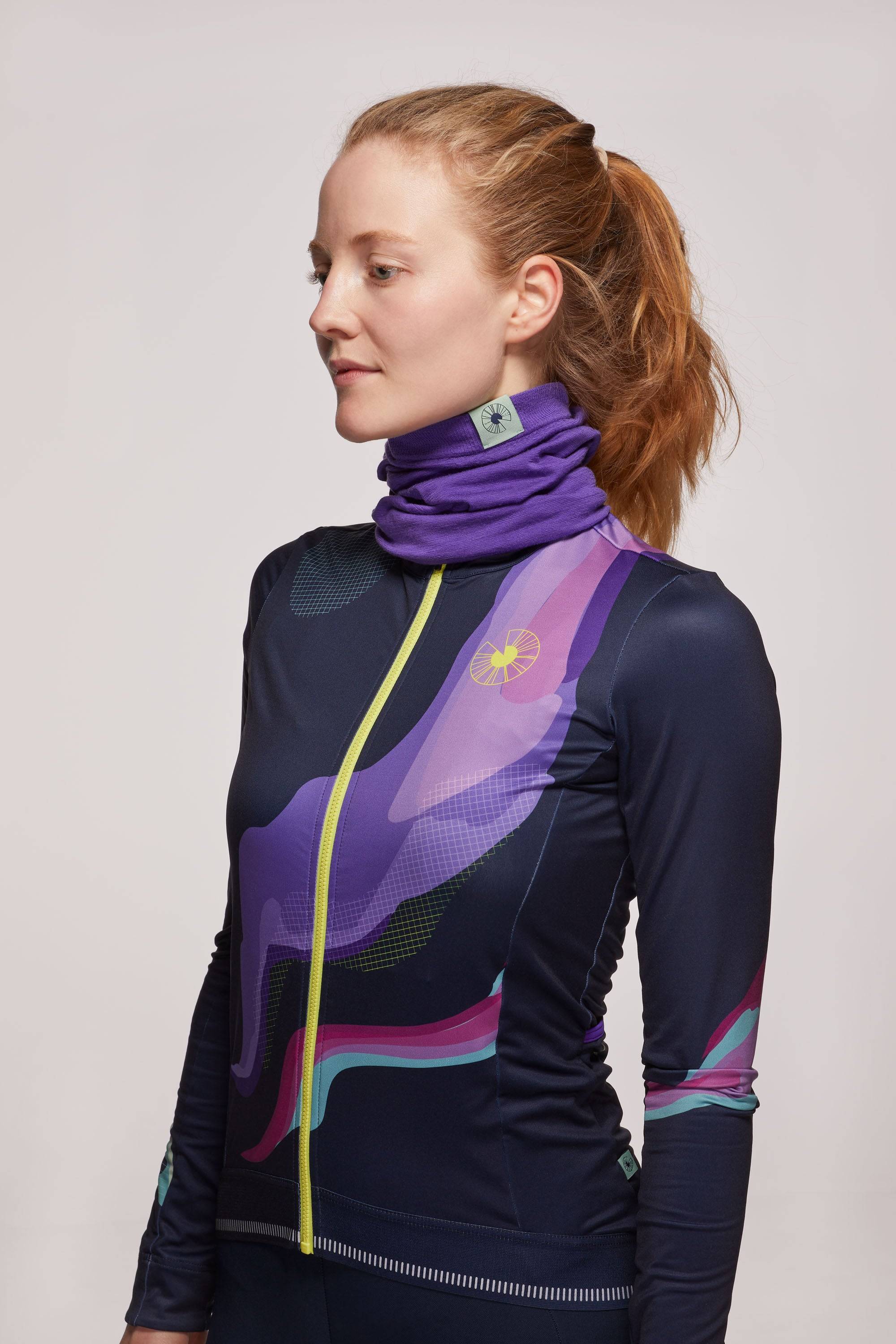Merino Neck warmer - Purple