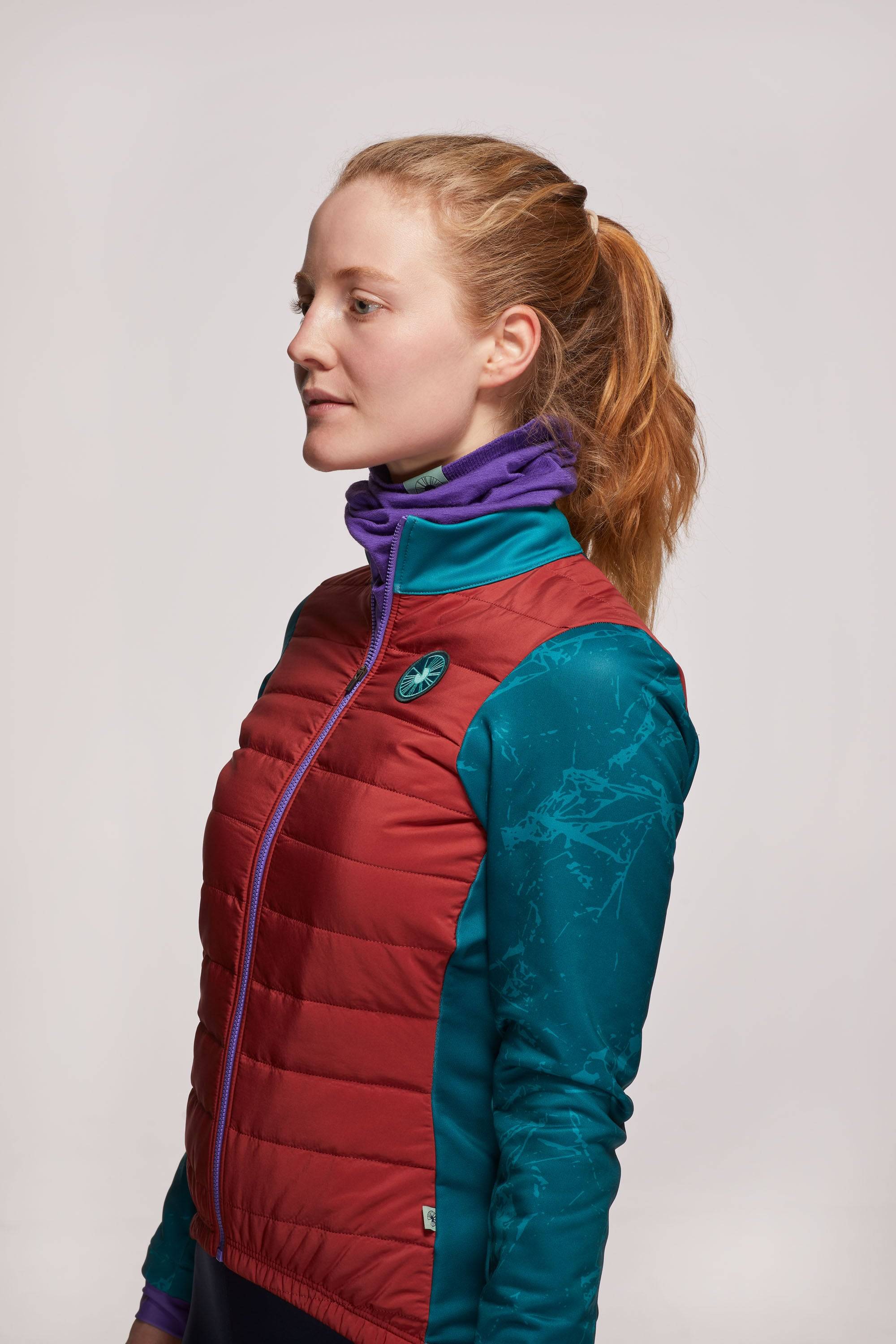 Merino Neck warmer - Purple