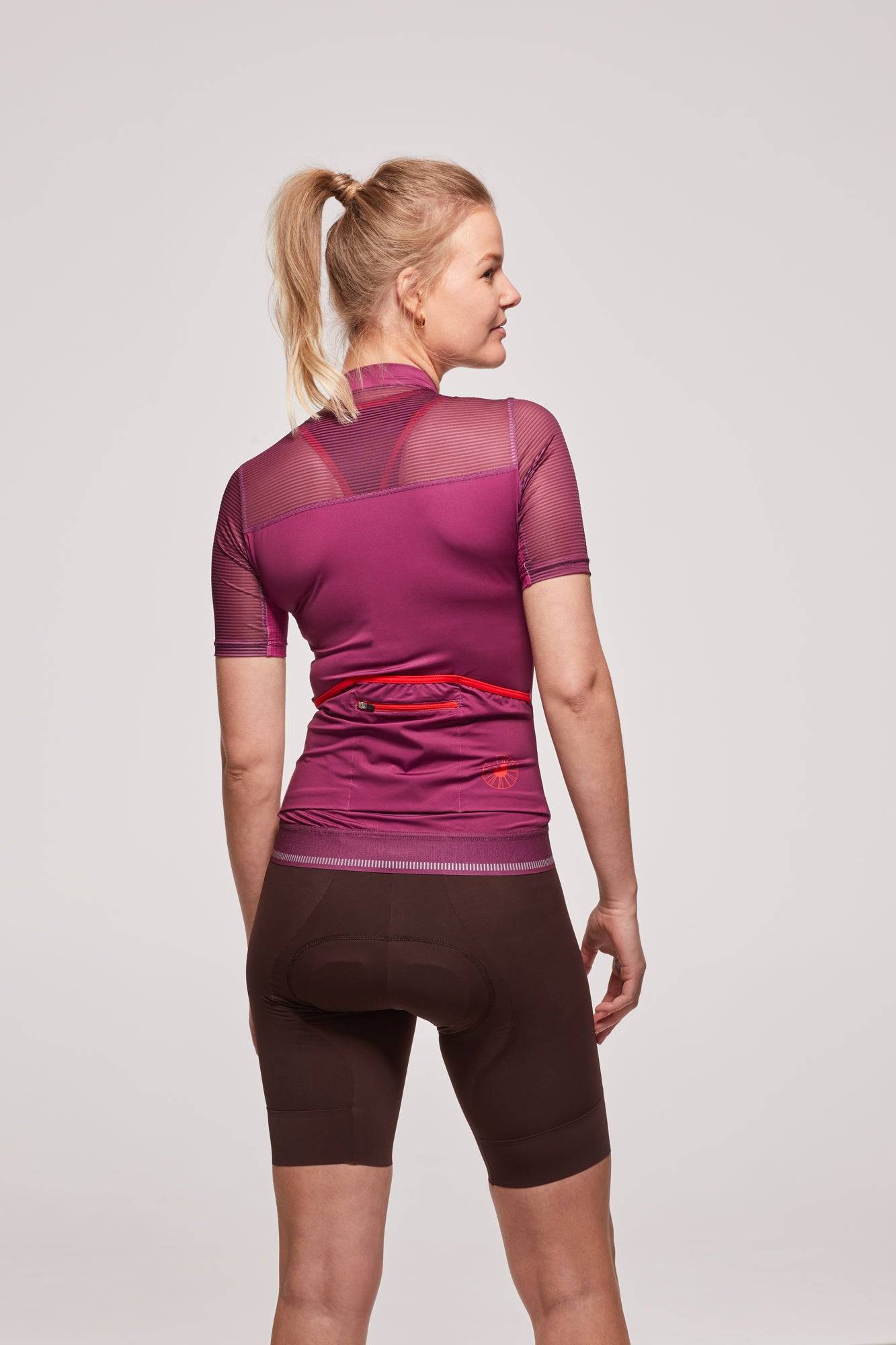 Women’s Cycling Jersey - Split Decision Grape